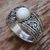 Moonstone cocktail ring, 'Amnesty in White' - Sterling Silver and Moonstone Single Stone Ring Indonesia (image 2b) thumbail