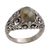 Labradorite cocktail ring, 'Mysterious Forest' - Handcrafted Sterling Silver and Labradorite Cocktail Ring (image 2f) thumbail