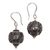 Sterling silver dangle earrings, 'Bali Baubles' - Hand Crafted Sterling Silver Dangle Earrings from Indonesia (image 2a) thumbail