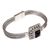 Onyx pendant bracelet, 'Beautiful Admiration' - Sterling Silver and Onyx Pendant Bracelet from Indonesia (image 2d) thumbail