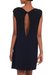 Cotton shift dress, 'Black Ocean' - 100% Cotton Black Sleeveless Shift Dress from Indonesia (image 2e) thumbail