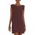 Cotton dress, 'Chocolate Ocean' - Chocolate 100% Cotton Sleeveless Short Dress from Indonesia (image 2a) thumbail