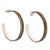 Gold accented sterling silver half-hoop earrings, 'Edge of Sunrise' - Gold Accent Sterling Silver Half-Hoop Earrings Indonesia (image 2e) thumbail