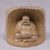 Wood sculpture, 'Buddha's Bliss' - Hand Carved Wood Sculpture of Buddha from Bali thumbail