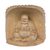 Wood sculpture, 'Buddha's Bliss' - Hand Carved Wood Sculpture of Buddha from Bali (image 2a) thumbail