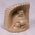 Wood sculpture, 'Buddha's Bliss' - Hand Carved Wood Sculpture of Buddha from Bali (image 2b) thumbail