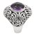 Amethyst cocktail ring, 'Purple Glitz' - Amethyst and Sterling Silver Cocktail ring from Indonesia (image 2e) thumbail