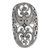 Sterling silver cocktail ring, 'Sylvan Shield' - Indonesian Handmade Sterling Silver Ring with Swirl Motifs (image 2a) thumbail