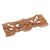 Wood relief panel, 'Lily Blossom' - Indonesian Hand Carved Lily Flower Wood Wall Relief Panel (image 2c) thumbail
