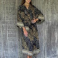 Rayon batik robe,