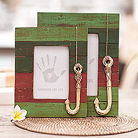 Wood photo frames Seaside Memories 4x6 and 3x5 Indonesia
