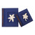 Wood-accented photo albums, 'Maple Dreams in Blue' (pair) - Two Albesia Wood Indonesian Maple Leaf Photo Albums in Blue (image 2a) thumbail