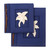 Wood-accented photo albums, 'Maple Dreams in Blue' (pair) - Two Albesia Wood Indonesian Maple Leaf Photo Albums in Blue (image 2b) thumbail