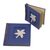 Wood-accented photo albums, 'Maple Dreams in Blue' (pair) - Two Albesia Wood Indonesian Maple Leaf Photo Albums in Blue (image 2e) thumbail