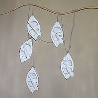 Wood hanging accessory Little White Dinghies Indonesia