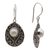 Cultured mabe pearl dangle earrings, 'Moon Curves' - Cultured Mabe Pearl and Sterling Silver Dangle Earrings (image 2c) thumbail