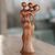 Wood sculpture, 'Love for Family' - Hand Carved Suar Wood Sculpture of a Passionate Family (image 2b) thumbail
