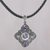 Amethyst pendant necklace, 'Klungkung Majesty' - Amethyst and 925 Sterling Silver Pendant Necklace from Bali thumbail