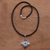 Amethyst pendant necklace, 'Klungkung Majesty' - Amethyst and 925 Sterling Silver Pendant Necklace from Bali (image 2b) thumbail