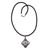 Amethyst pendant necklace, 'Klungkung Majesty' - Amethyst and 925 Sterling Silver Pendant Necklace from Bali (image 2d) thumbail
