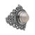 Cultured mabe pearl cocktail ring, 'Love Vines' - Sterling Silver Cultured Mabe Pearl Cocktail Ring from Bali (image 2d) thumbail