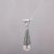 Cultured pearl pendant necklace, 'Dropping Spirals' - Cultured Pearl and Sterling Silver Balinese Pendant Necklace thumbail
