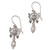 Cultured pearl dangle earrings, 'Butterfly Glow' - Cultured Pearl Butterfly Dangle Earrings from Mexico (image 2a) thumbail