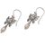 Cultured pearl dangle earrings, 'Butterfly Glow' - Cultured Pearl Butterfly Dangle Earrings from Mexico (image 2c) thumbail