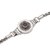 Garnet pendant bracelet, 'Center of Paradise' - Garnet and Sterling Silver Pendant Bracelet from Bali (image 2e) thumbail