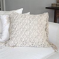 Cotton cushion cover Large Bali Weave Indonesia