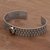 Citrine cuff bracelet, 'Bubble Bath' - Citrine and Sterling Silver Circle Motif Cuff Bracelet (image 2c) thumbail