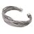 Sterling silver cuff bracelet, 'Live Wire Shadow' - Sterling Silver Wrapped Wire Bracelet Handcrafted in Bali (image 2e) thumbail