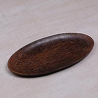 Wood serving tray,