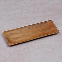 Teakwood serving tray,