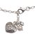 Cultured pearl charm bracelet, 'Heart Full of Paws' - Cultured Pearl Paw Print Charm Bracelet from Bali (image 2c) thumbail