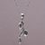 Sterling silver pendant necklace, 'Wondrous Bean' - Sterling Silver Coffee Bean Pendant Necklace from Bali thumbail