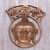 Wood relief panel, 'Tranquil Buddha' - Hand-Carved Floral Buddha Suar Wood Relief Panel from Bali thumbail