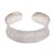 Sterling silver cuff bracelet, 'Rain Coverlet' - Etched 925 Sterling Silver Cuff Bracelet from Bali (image 2d) thumbail