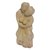 Crocodile wood statuette, 'One Soul' - Romantic Crocodile Wood Sculpture of Loving Couple from Bali (image 2c) thumbail