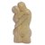 Crocodile wood statuette, 'One Soul' - Romantic Crocodile Wood Sculpture of Loving Couple from Bali (image 2e) thumbail