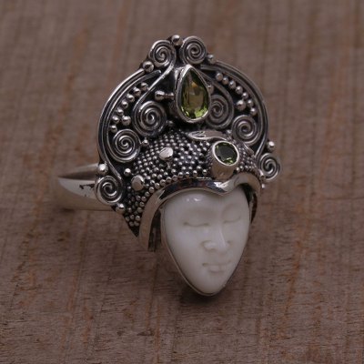 Peridot cocktail ring, Janger Crown