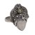 Peridot cocktail ring, 'Janger Crown' - Peridot and Sterling Silver Face Cocktail Ring from Bali (image 2a) thumbail