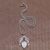 Garnet pendant necklace, 'Bedugul Prince' - Garnet and Sterling Silver Pendant Necklace from Bali (image 2c) thumbail