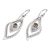 Citrine dangle earrings, 'Bali Delight' - Citrine and Sterling Silver Dangle Earrings from Indonesia (image 2c) thumbail