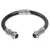 Onyx cuff bracelet, 'Fern Temple' - Onyx and Sterling Silver Cuff Bracelet from Bali (image 2a) thumbail