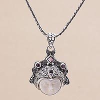 Amethyst pendant necklace,