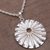 Sterling silver pendant necklace, 'Seashell Ridges' - Sterling Silver Seashell Pendant Necklace from Bali (image 2c) thumbail