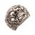 Sterling silver dome ring, 'Celuluk Charm' - Sterling Silver Ring Depicting Balinese Demon (image 2e) thumbail