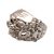 Sterling silver dome ring, 'Celuluk Charm' - Sterling Silver Ring Depicting Balinese Demon (image 2f) thumbail