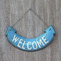 Wood sign,